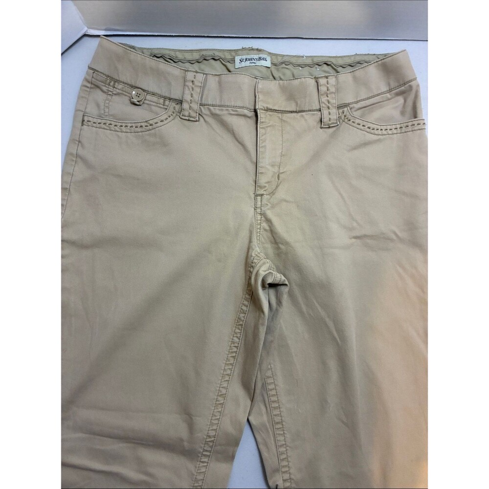 St. John's Bay woman's Stretch Chinos in Tan